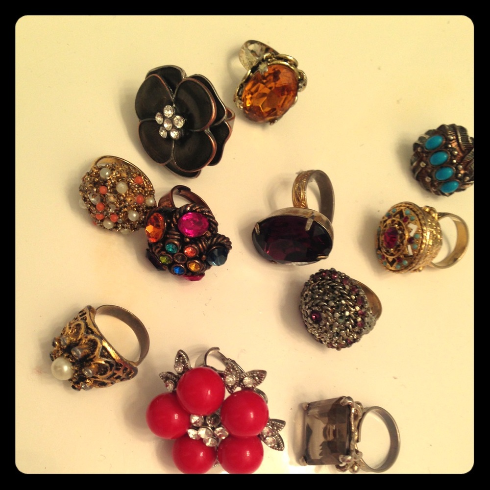 Lot of Costume Jewelry Rings